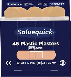Pflasterstrips Salvequick wasserfest 6 N achfüllpack je 45 St.SALVEQUICK – Bild 2
