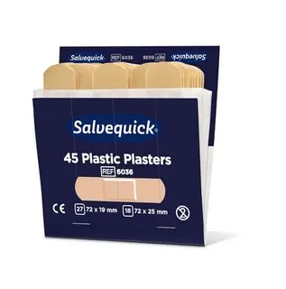 Pflasterstrips Salvequick wasserfest 6 N achfüllpack je 45 St.SALVEQUICK – Bild 3