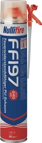 1K-Montageschaum FF197 880 ml B1 grau Dose NULLIFIRE