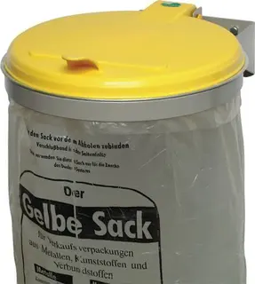 Abfallsammler B400xT510mm 120l Deckel gelb (KS) VAR – Bild 2