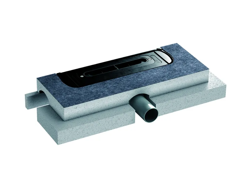 Ablaufgehäuse DallFlex EPS-montiert, DN 50