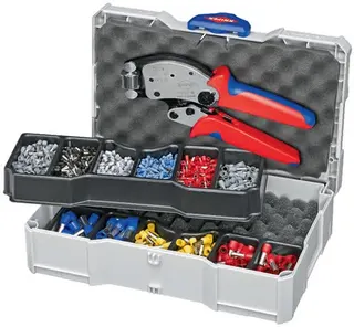 Aderendhülsensortiment Twistor16 1191-tlg.0,5-16 mm² im Systainer KNIPEX