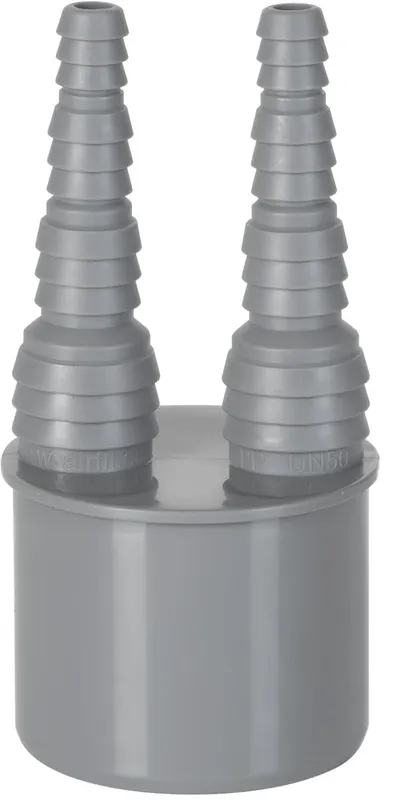 airfit Doppelschlauchnippel DN 50 2 x 8,3-20,5 mm