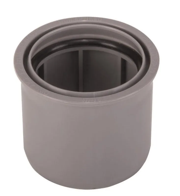 airfit Superkurz-Reduzierstück DN 50x40 aus PP, grau