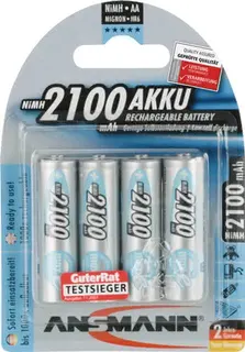 Akkuzelle maxE 1,2 V 2100 mAh R6-AA-Mignon HR6 4 4St./Blister ANSMANN