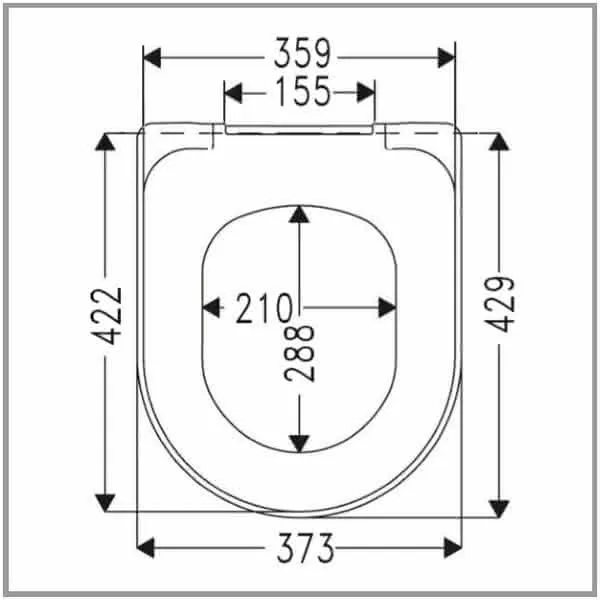 ARTO-Wand-Tiefspülklosett DirectFlushA18 CeramicPlus m. WC-Sitz Typ 4657HRR1 weiß