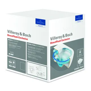 ARTO-Wand-Tiefspülklosett DirectFlushA18 WC-Sitz Slim/SoftCl. Typ 4657RS01 weiß