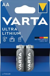Batterie ULTRA Lithium 1,5 V AA Mignon 2900 mAh FR14505 6106 2 St./Bl.VARTA