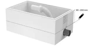 Bette ZUB Badewanne Duschfläche Duschwanne Installationsbox Easy Connect – Bild 2