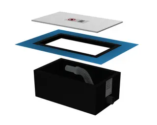 Bette ZUB Badewanne Duschfläche Duschwanne Installationsbox Easy Connect – Bild 5