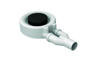 BE ZUB Duschfläche Duschwanne Ab- und Überlauf BetteScope graphite
