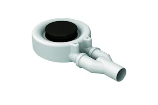 BE ZUB Duschfläche Duschwanne Ab- und Überlauf BetteScope taupe