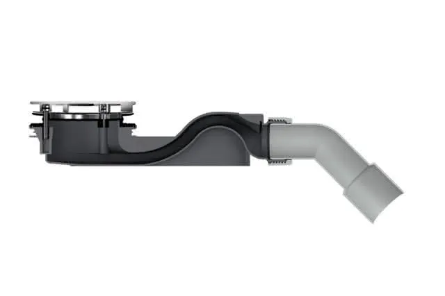 ZUB Duschwanne Duschfläche Ab- und Überlauf BetteSolid 30 chrom