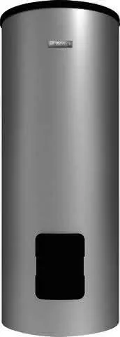 BO Edelstahlspeicher STORA SW 160 P 1 A 1310x600,161L,silber/schwarz,7735500506