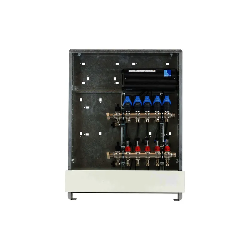 comfort-Anschlussstation FBH18-X-C80-EGO mit UP-Schrank Typ 80 2 Heizkreise