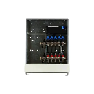 comfort-Anschlussstation FBH18-X-C69-EGO mit UP-Schrank Typ 69 5 Heizkreise