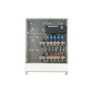 comfort-Anschlussstation FBH18-X-C80-EGO mit UP-Schrank Typ 80 9 Heizkreise