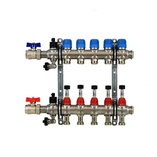 comfort-Edelstahl-Verteiler für EGO- System 2 Gr. Typ e class 18 DN 20 (3/4")