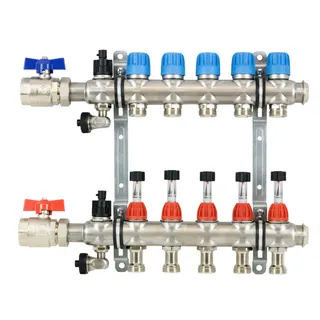 comfort-Edelstahl-Verteiler für EGO- System 10 Gr. Typ e class 18 DN 25 (1")