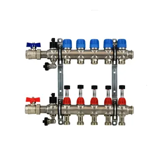 comfort-Edelstahl-Verteiler für EGO- System 7 Gr. Typ e class 18 DN 20 (3/4")