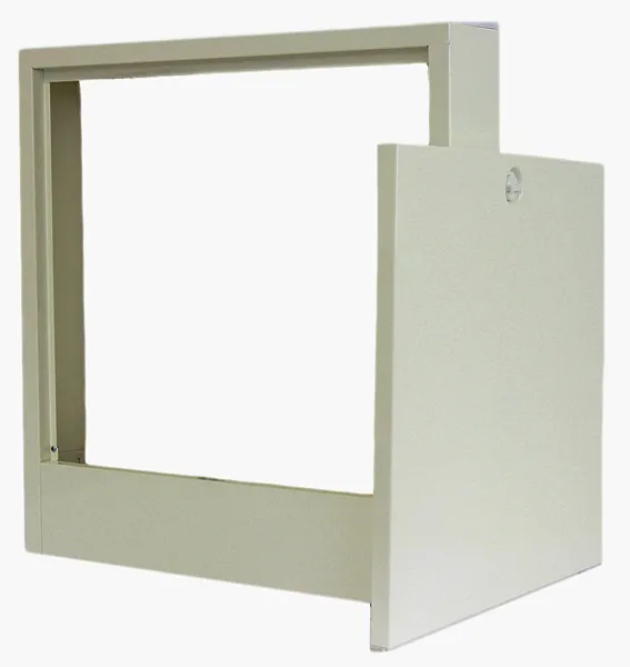 comfort-Gehäuseabdeckung für Aufputz- Schrank Typ A-0,5 beschichtet RAL 9010