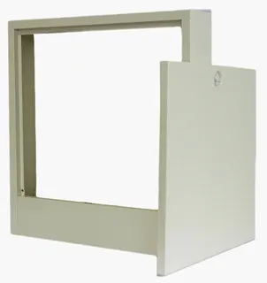 comfort-Gehäuseabdeckung für Aufputz- Schrank Typ A-0,5 beschichtet RAL 9010