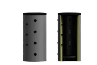 comfort-Pufferspeicher Typ PS 2000 ohne WT mit Isolierung + Folienmantel weiß