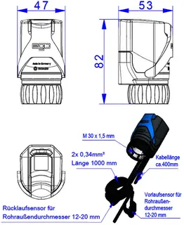 comfort-Regelantrieb EGO-M30 230V m EGO- Verschluss M 30x1,5mm Nr. 2110210002CBS – Bild 2