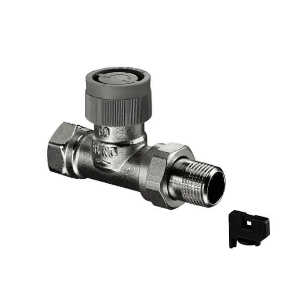 comfort-Thermostat-Ventilunterteil Typ AQ DN 20(3/4") mit Q-Tech Durchgangsform