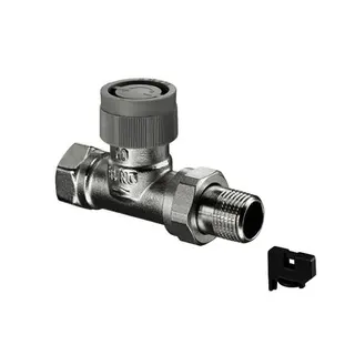 comfort-Thermostat-Ventilunterteil Typ AQ DN 10(3/8") mit Q-Tech Durchgangsform