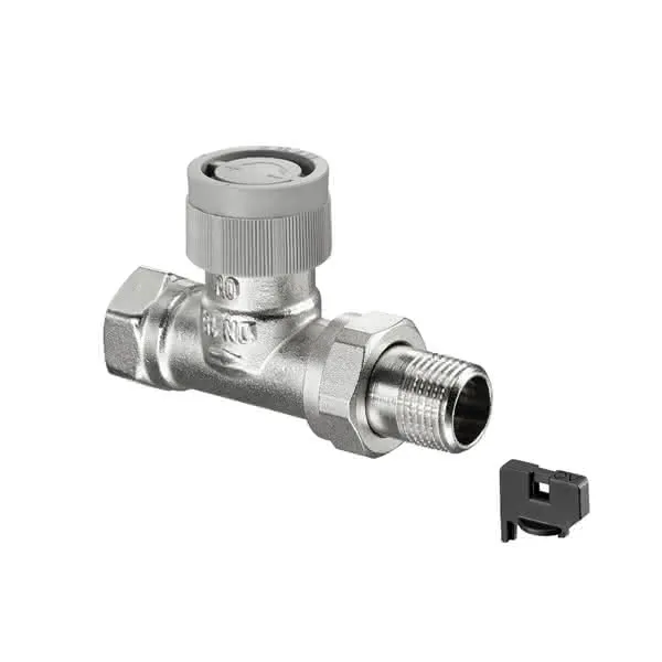 comfort-Thermostat-Ventilunterteil Typ AQ DN 15(1/2") mit Q-Tech Durchgangsform