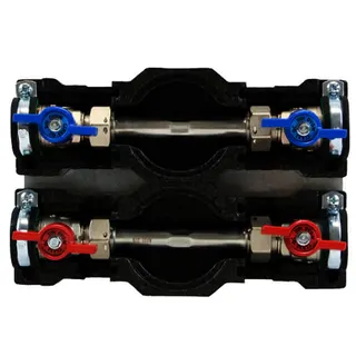 comfort-Wasserzählereinbaustrecke W2 klick Baulänge 240mm mit Dämmung