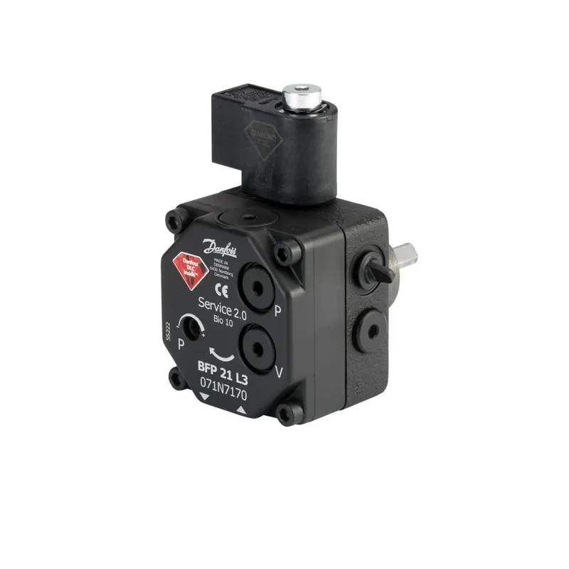 Danfoss BFP-Pumpe 21 R 3 Druckbereich m. Magnetventil,Drehrich.re.,24l/h,071N7171