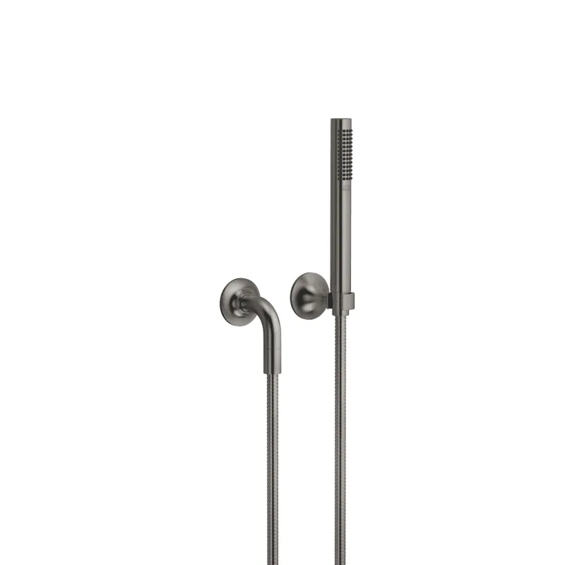 Dornbracht Schlauchbrausegarn. m.Einzelros. VAIA 27808809 Dark Platinum gebürstet