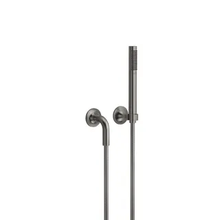 Dornbracht Schlauchbrausegarn. m.Einzelros. VAIA 27808809 Dark Platinum gebürstet