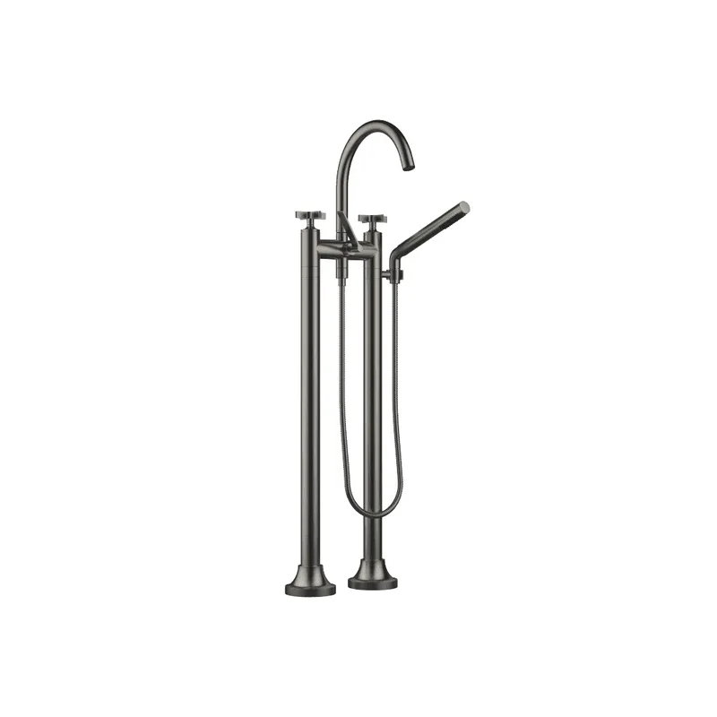Dornbracht Wannen-2-Lochbatt. VAIA 25943809 Dark Platinum gebürstet