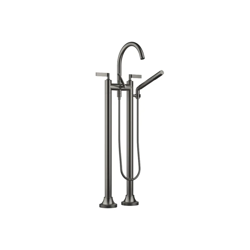 Dornbracht Wannen-2-Lochbatt. VAIA 25943819 Dark Platinum gebürstet