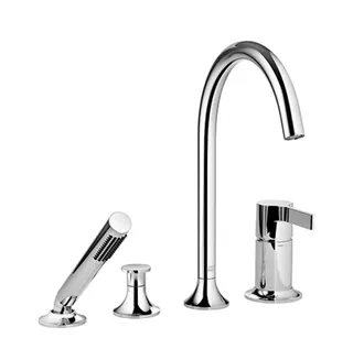 Dornbracht Wannen-Vierlochbatt. f.W.-randmont. VAIA 27632809 Chrom – Bild 2