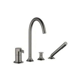 Dornbracht Wannen-Vierlochbatt. f.W.-randmont. VAIA 27632809 Dark Platinum gebürstet