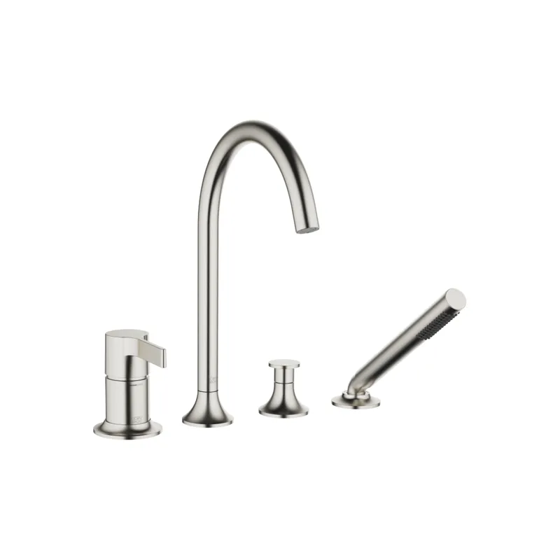Dornbracht Wannen-Vierlochbatt. f.W.-randmont. VAIA 27632809 Platin gebürstet