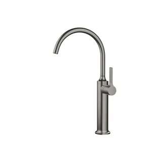 Dornbracht Waschtisch-EHM mit erhöhtem Standfuß VAIA 33534809 Dark Platinum gebürstet