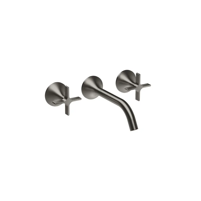 Dornbracht Waschtisch-Wandbatt. ohne Ablaufgarnitur VAIA 36712809 Dark Platinum gebürstet