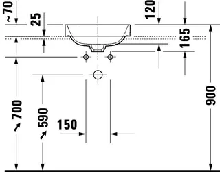 Duravit Aufsatzbecken 400mm Happy D.2 Plus Anthrazit Matt,o.Ül, o.HLB, – Bild 5