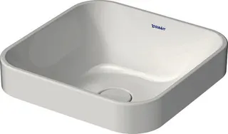Duravit Aufsatzbecken 400mm Happy D.2 Plus Anthrazit Matt/Weiß, o.Ül, o.HLB, WG