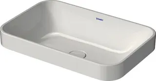 Duravit Aufsatzbecken 600mm Happy D.2 Plus Weiß, ohne Überl.,ohne HLB, geschliffen – Bild 3