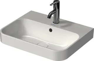 Duravit Aufsatzbecken Happy D.2 Plus 500mm Weiß, m. ÜL, m. HLB, o.HL, geschliffen – Bild 2