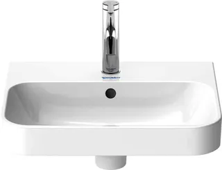 Duravit Aufsatzbecken Happy D.2 Plus 500mm Weiß,m. ÜL,m. HLB,1 HL,geschliffen,WG – Bild 4
