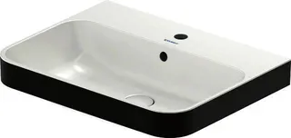 Duravit Aufsatzbecken Happy D.2 Plus 600mm Anthrazit matt/Weiß,m.ÜL,m.HLB,1 HL – Bild 5