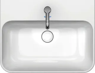 Duravit Aufsatzbecken Happy D.2 Plus 600mm Weiß, m.ÜL,m.HLB,1 HL,geschliffen,WG – Bild 5