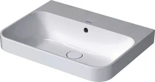 Duravit Aufsatzbecken Happy D.2 Plus 600mm Weiß, m.ÜL,m.HLB,o.HL,geschliffen,WG